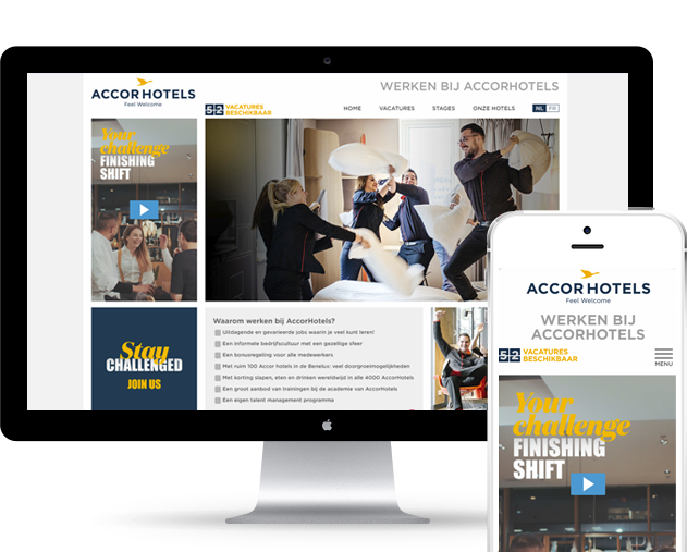 Nieuwe website voor AccorHotels Group